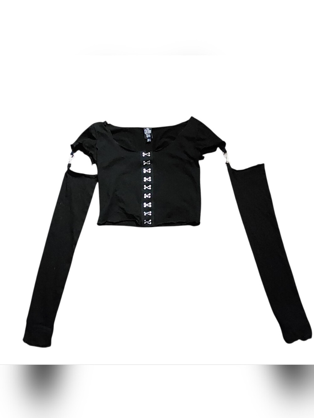 The Grave Girls Detachable Sleeve Top Size M